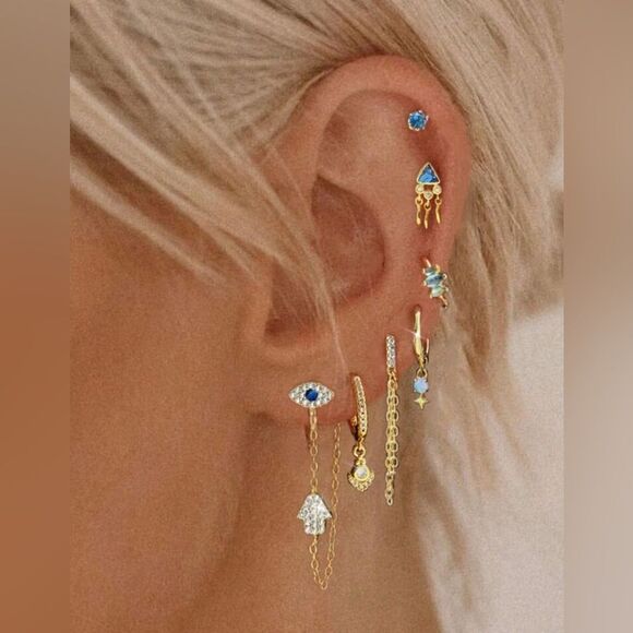 Boho earrings N1182 - Picture 1 of 4